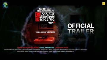 GAME ERROR 404* | Official Trailer | Horror & Thriller Film