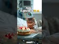 Happy Birthday Boy | #cat #happybirthday #cake #kitten #viral #shorts #aicat #ai #shortvideo