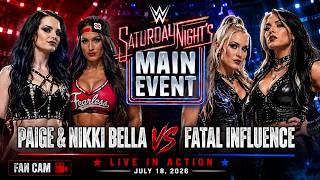 FULL Match! Paige & Nikki Bella vs Fatal Influence | WWE Saturday Night's Main Event