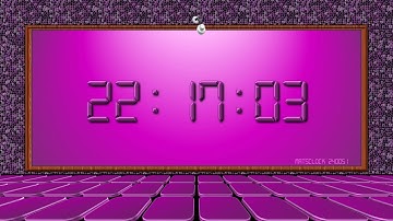 MatsClock 240051 - Free Digital Clock for PowerPoint Presentation Slides