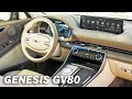 The new GENESIS GV80 Korean Luxury SUV Interior, Colors, Highlights