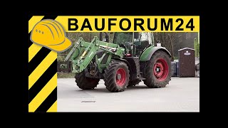 Fendt Traktor zur Messung der Energieeffizienz - TEAM 2015 - Bauforum24 TV