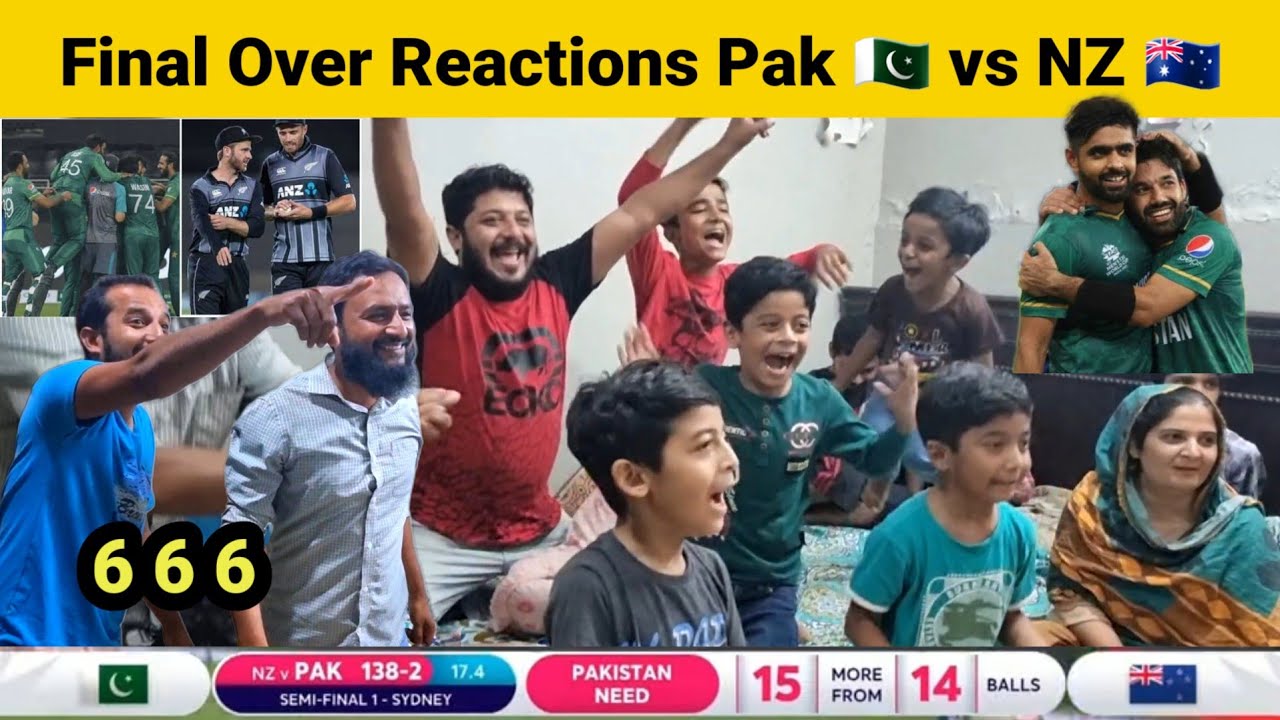 Pak vs New Zealand Winning Moments | ICC T20 World Cup 2022 Semifinal ...