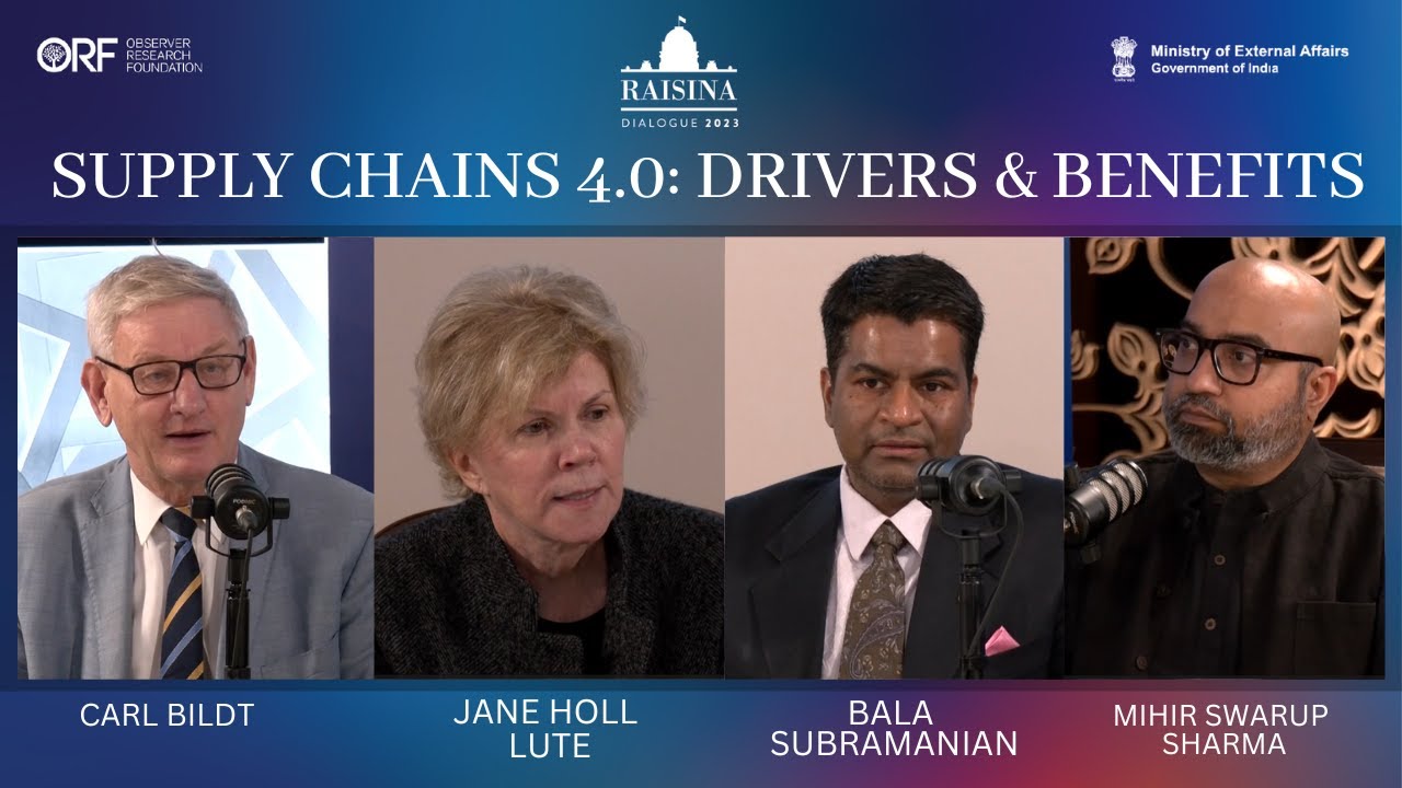 Supply Unchained: Materials and Digital Futures | Raisina Dialogue 2023 | Carl Bildt |