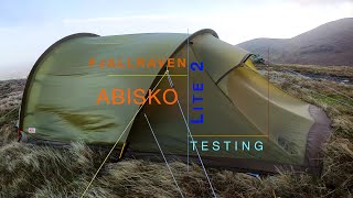 The search is over  ALMOST the perfect tent? Fjallraven Abisko Lite 2