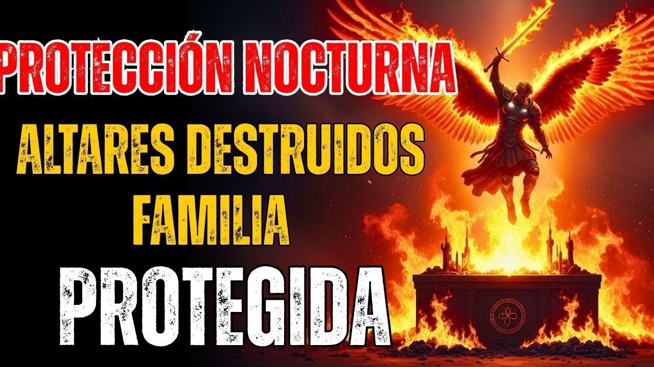 ⚔️ Duerme tranquilo esta noche: el fuego de Dios QUEMA todo altar contra tu familia