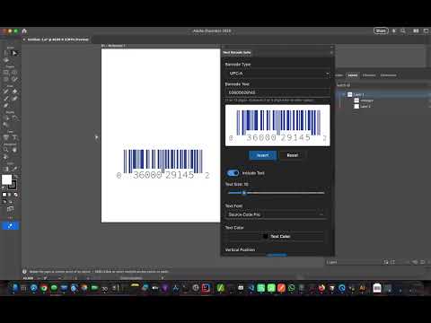 Insert Barcodes  and QR codes in Adobe Illustrator | 159+ Barcode Types