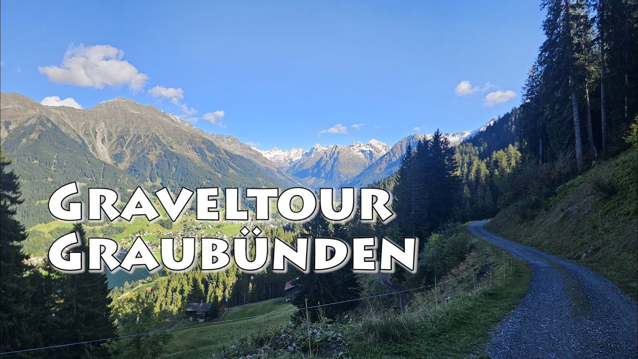 138km, 3200hm - herbstliche Radtour mit dem Gravelbike in Graubünden - Schweiz
