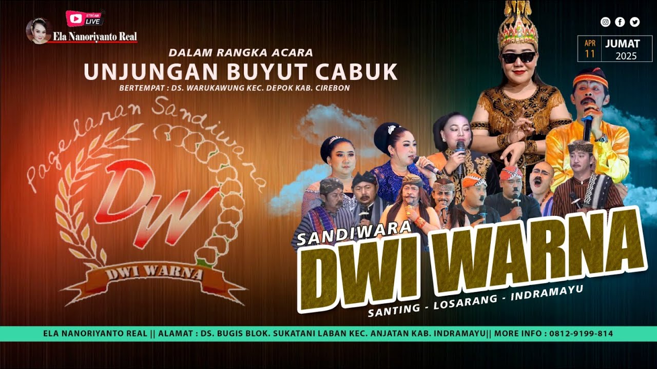 LIVE STREAMING SIANG | YANG PERKASA SANDIWARA DWI WARNA | WARUKAWUNG - DEPOK | JUM'AT 11 APRIL 2025