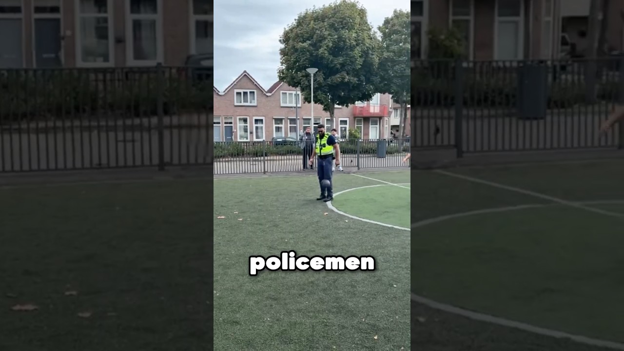 Policemen Play Like Barcelona 😳