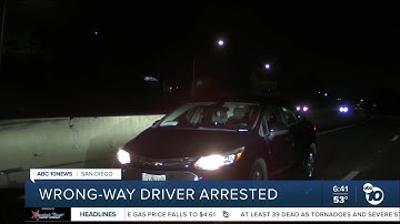 Wrong-way driver on SR-94 arrested