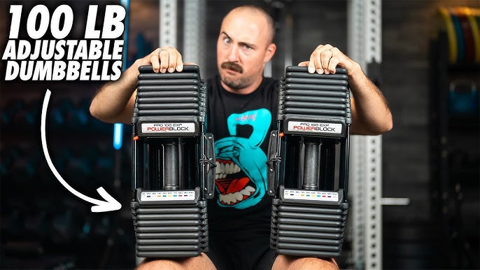 POWERBLOCK EXP Adjustable Dumbbells 5-50lb: Why I Think They're #1 - YouTube