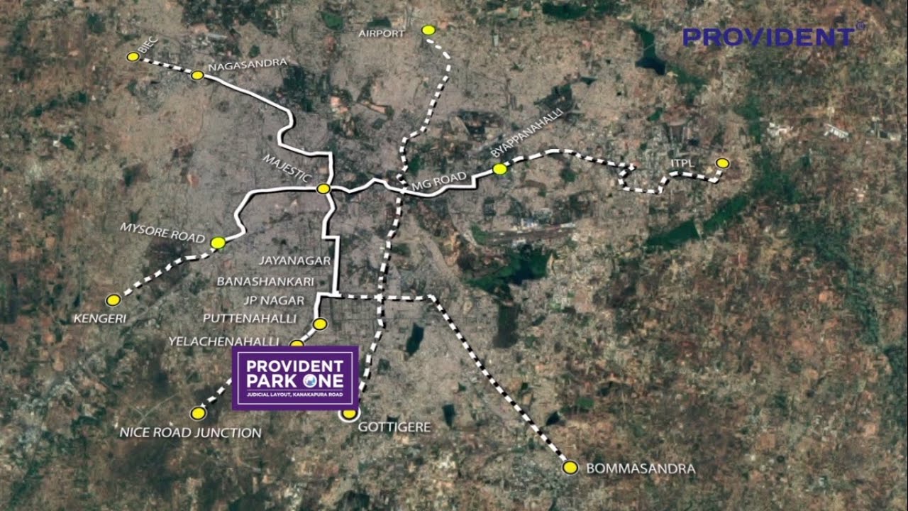 Provident Park One Judicial Layout, Kanakapura Road Location