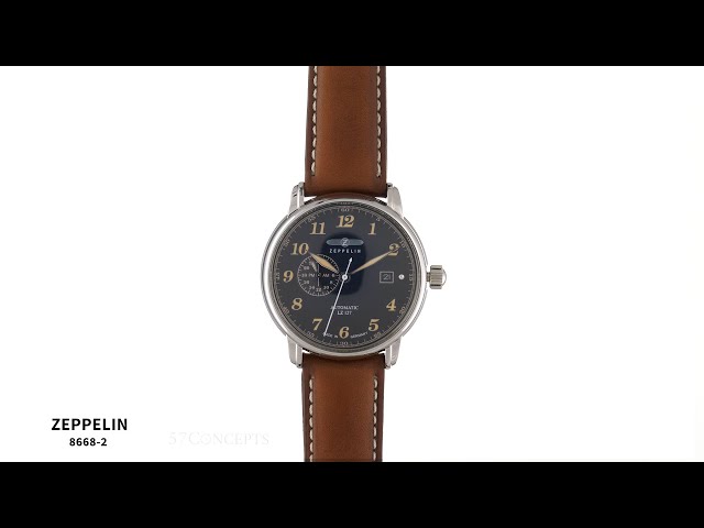 Zeppelin 8668-2 LZ127 Graf • Zegarek męski - YouTube | Automatikuhren