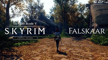 Modded The Elder Scrolls V  Skyrim Special Edition - ENB - 4k - Falskaar