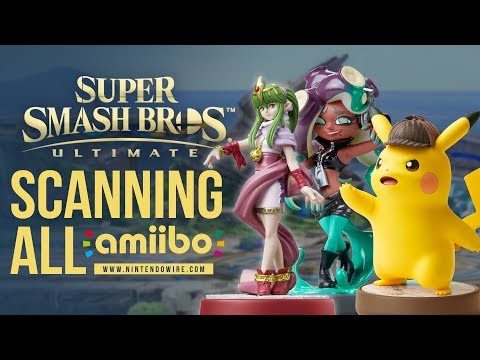 Scanning All Non Fighter Amiibo In Super Smash Bros Ultimate Spirit Unlocks