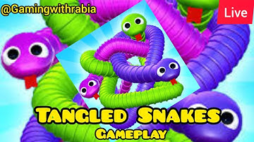 Tangled Snakes Game/All levels live gameplay walkthrough