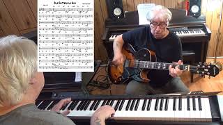Ole Buttermilk Sky - Jazz guitar &amp; piano cover ( Hoagy Camichael )