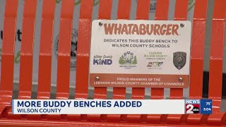 More Buddy Benches added in Wilson County