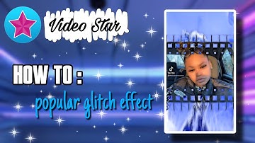 how to: do the glitch squares effect on video star +