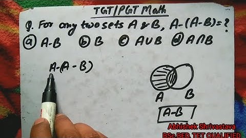 UP TGT PGT MATHEMATICS SHORT TRICKS / TGT PGT MATHEMATICS PREPARATION/ SETS