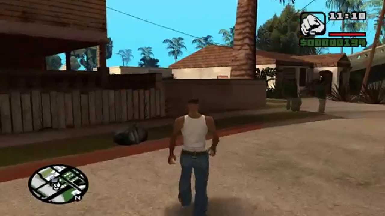 GTA San Andreas on AMD Radeon HD 6450 (1080p)
