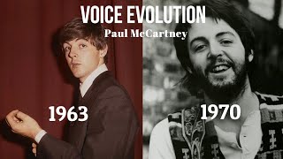 Paul McCartney's Voice Evolution with \