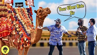 Picking Up Uber Rides on Camel | Dumb Pranks