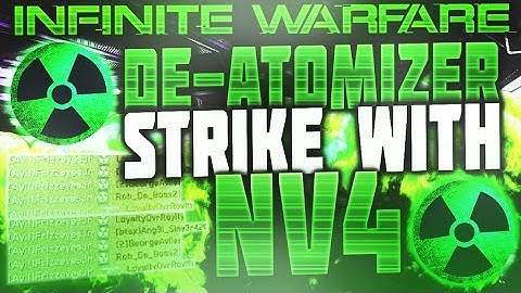 THE LUCKIEST DE-ATOMIZER STRIKE EVER ON INFINITE WARFARE! NV4 LEGENDARY VARIANT CLASS SETUP!