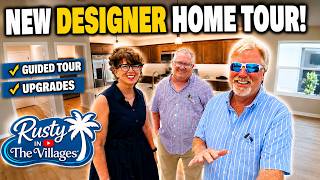 New Custom Designer Home Tour with the owners in Eastport, The Villages.