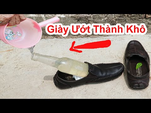 Video: 3 cách làm khô giày nhanh chóng