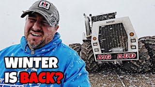 Seeding Lentils In The Snow?!? We're Almost Finished!!