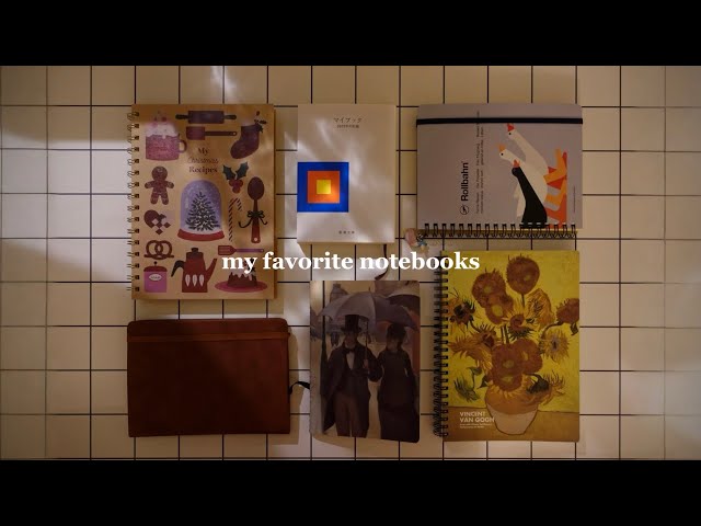 私の愛用ノートたち📚(日記、ジャーナル、お絵描き、記録)