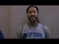 Derrick Rose | NY Knicks Practice Availability (November 29, 2022)