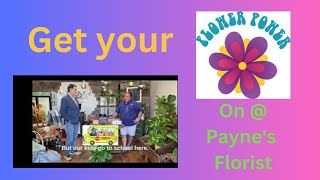 Opening the Doors of Benbrook Payne’s Florist.
