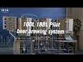 Hulk brewtech 100l 1bbl pilot beer brewing system