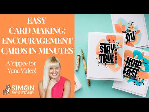 Easy Card Making: Encouragement Cards in Minutes