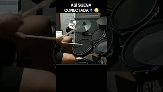 Así suena una batería electrónica ⚒🥁 #shorts #drumkit #drums #edrum #alesis #bateria #drumset