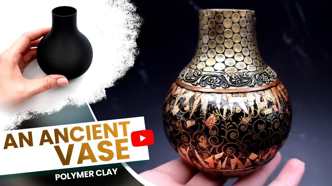 An Ancient Vase - Unique Home Decor using Polymer Clay and Baking Base ...