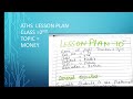 Maths lesson plan Class 2 Topic Money #trending #study #sep #lessonplan #viral #video 🎥