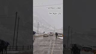 Snowfall in Tsomgo Lake,Sikkim #snowfall #sikkim #minivlog #yshorts #youtubeshorts #memories #travel