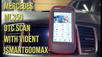 Vident iSmart600 Max | Mercedes ML350 W166 OBD Scan & DTC Code Clearing Demo