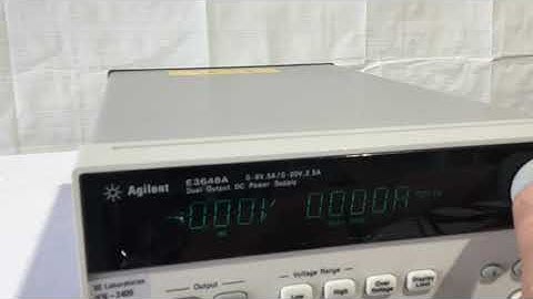 Agilent E3648A DC Power Supply (A# 65355)