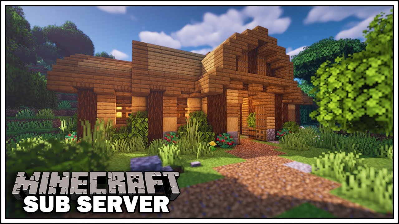 New Rustic Barn Server Tour Minecraft 1 14 4 Survival