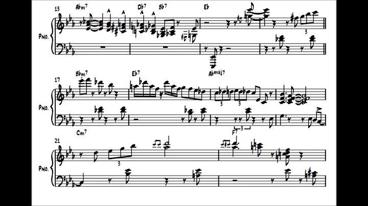 Gerald Clayton - September In The Rain Piano Solo ...