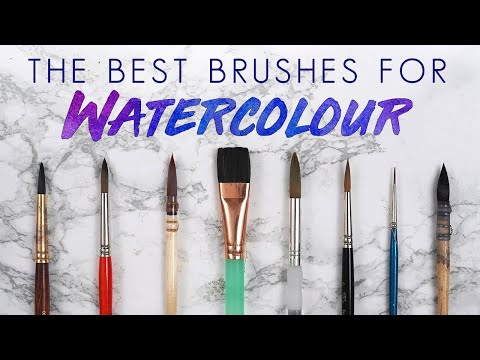 Watercolor Brushes: Using the Right Paint Brush For the Job