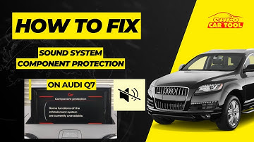 HOW TO FIX SOUND SYSTEM COMPONENT PROTECTION On AUDI Q7 | EUROCARTOOL.COM