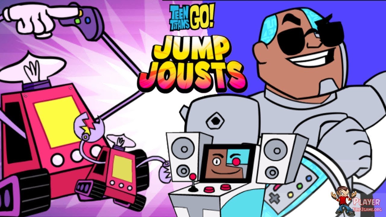 POKI Jogando Teen Titans Go Jump Jousts Com meu Pai ( primeiro Video do  Canal) 