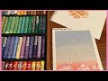 オイルパステルを使って空を描いてみた/オイルパステルの使い方/오일파스텔/How to draw the sky with oil pastels