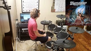 RHAPSODY OF FIRE // The Myth of the Holy Sword // Drum Cover by Christian Carrizales